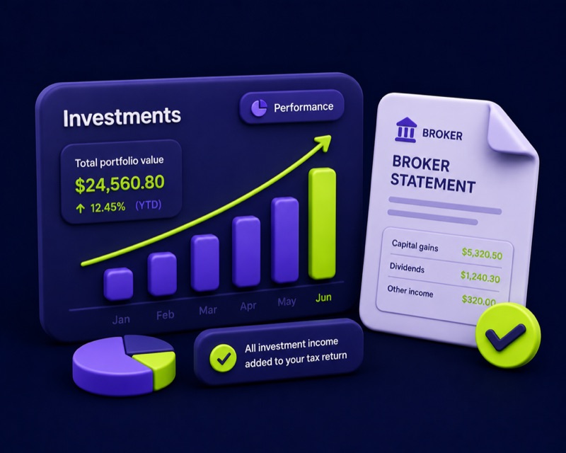 Investment income and broker statements